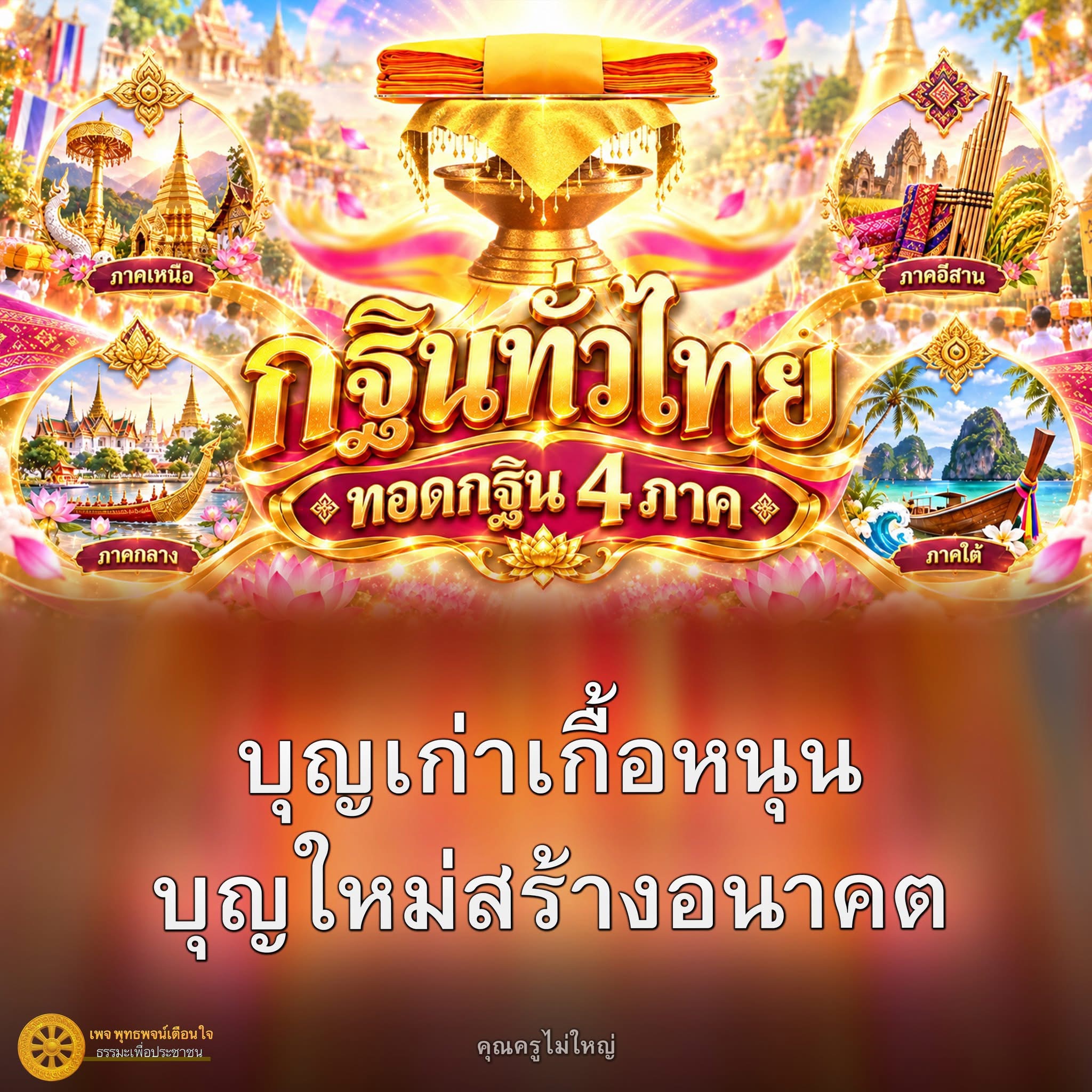 ทอดกฐินทั่วไทย: บุญเก่าเกื้อหนุน บุญใหม่สร้างอนาคต
