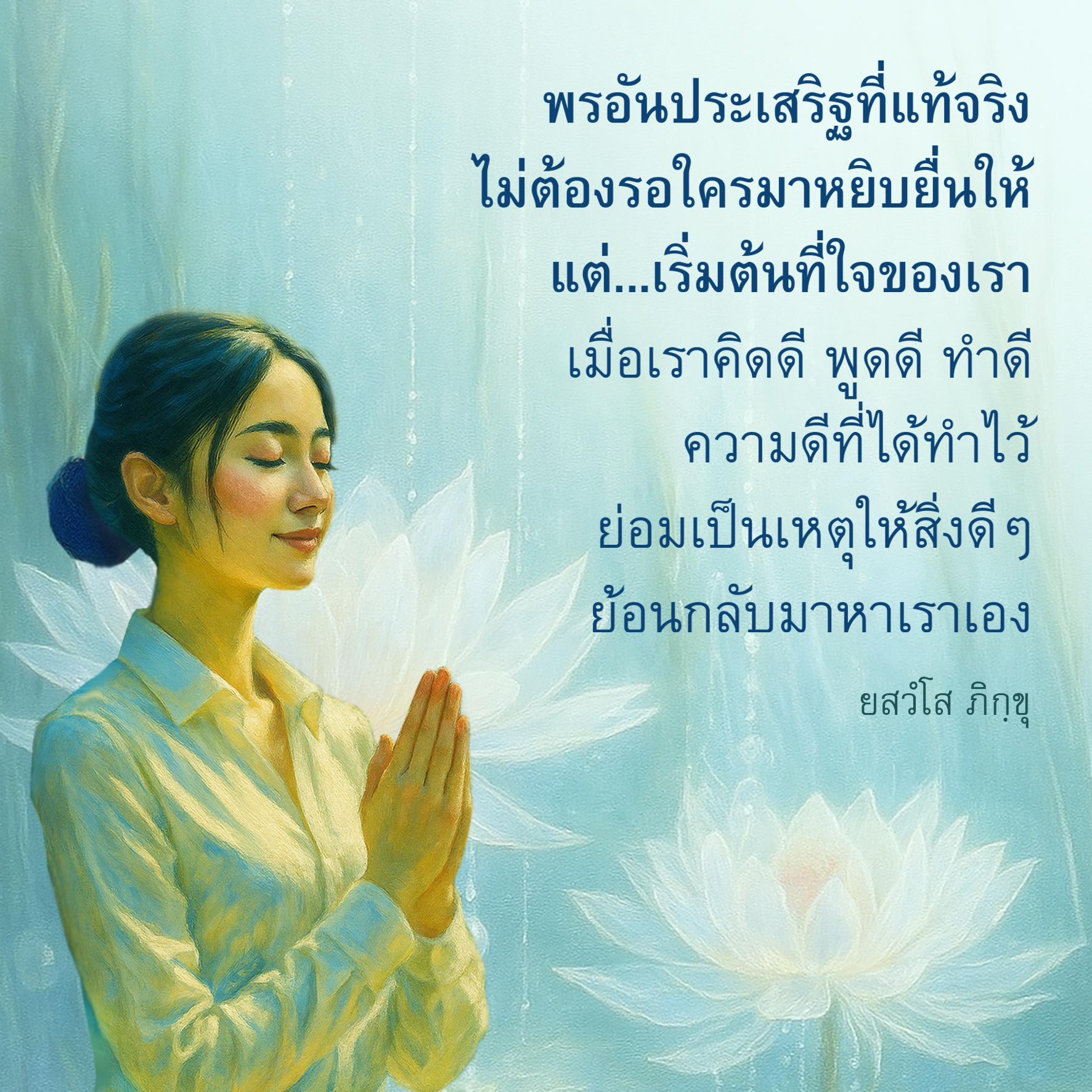 พรอันประเสริฐที่แท้จริง: เริ่มต้นที่ใจของเรา