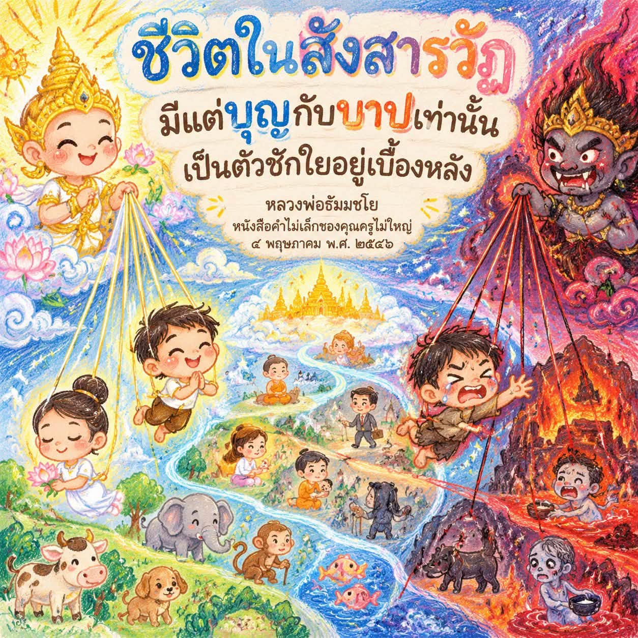 ชีวิตในสังสารวั: บุญและบาปในคำสอนของหลวงพ่อธัมมชโย