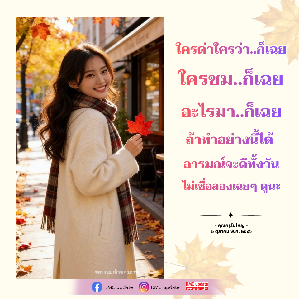 DMC Update: การจัดการอารมณ์ในชีวิตประจำวัน