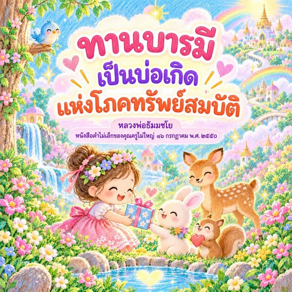 ทานบารมี: บ่อเกิดแห่งโภคทรัพย์สมบัติ โดยหลวงพ่อธัมมชโย