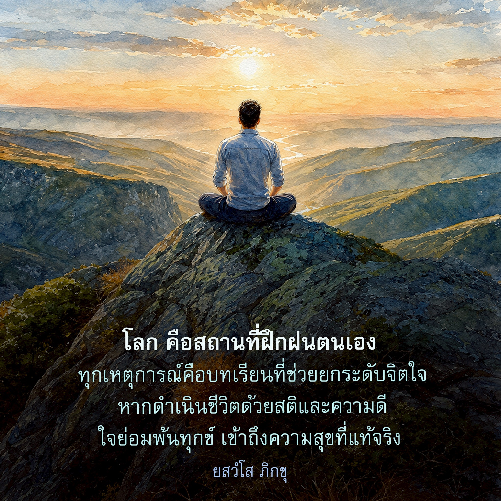 โลกคือสถานที่ฝึกฝนตนเอง - ยกระดับจิตใจด้วยบทเรียนชีวิต