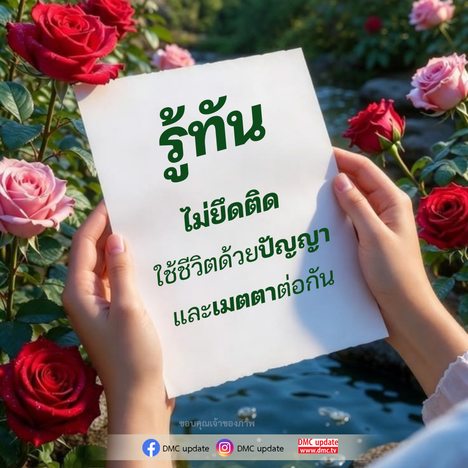 รู้ทัน ไม่ยึดติด ใช้ชีวิตด้วยปัญญาและเมตตา | DMC Update