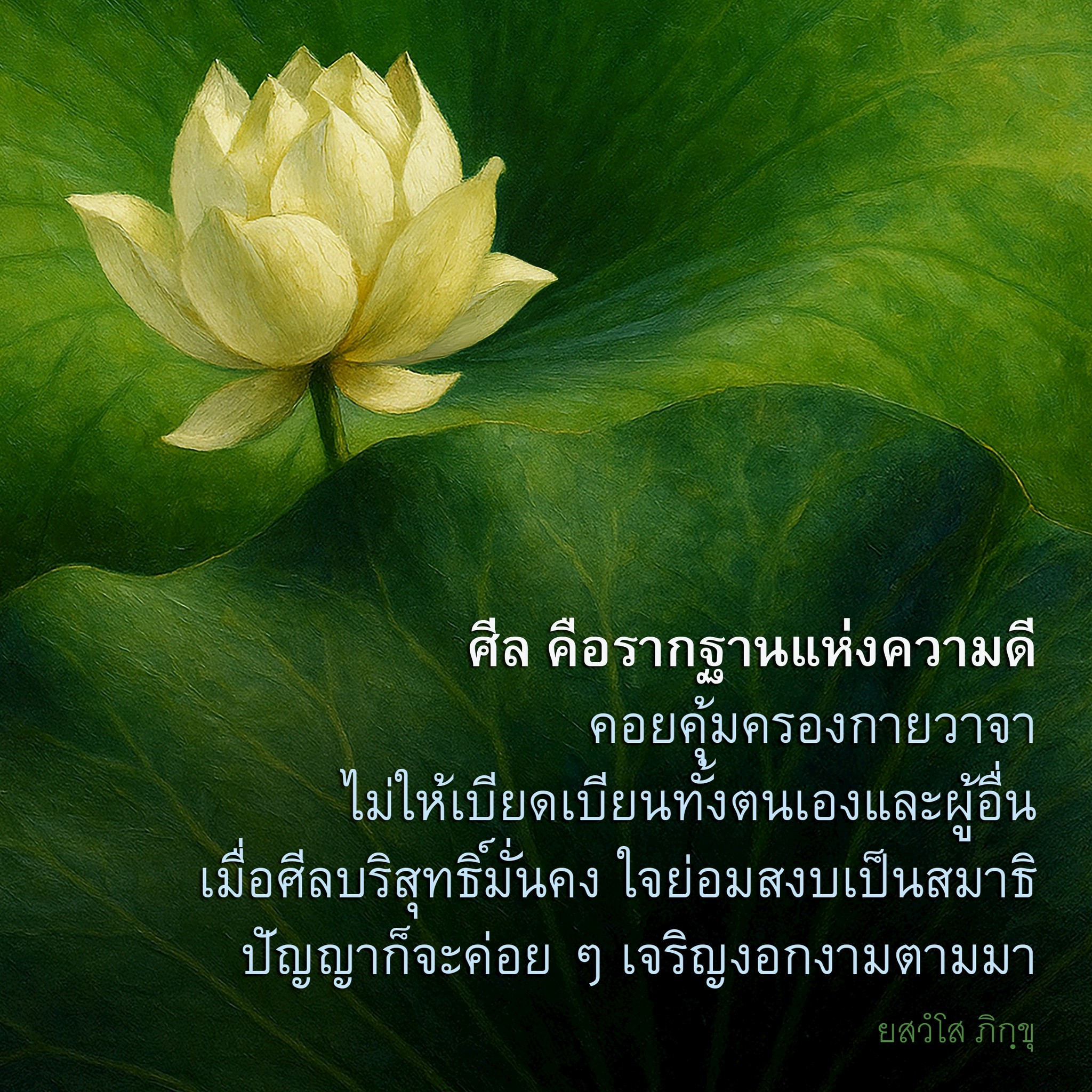 ศีล: รากฐานแห่งความดีและการเจริญปัญญา