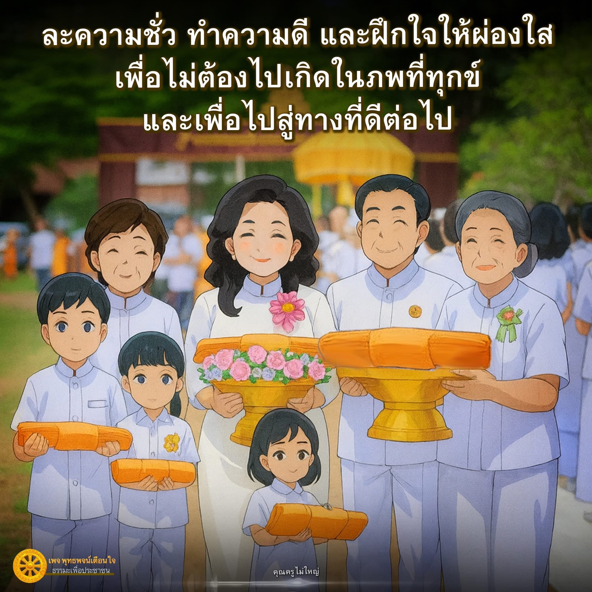 ละความชั่ว ทำความดี ฝึกใจให้ผ่องใส - ธรรมะเพื่อประชาชน