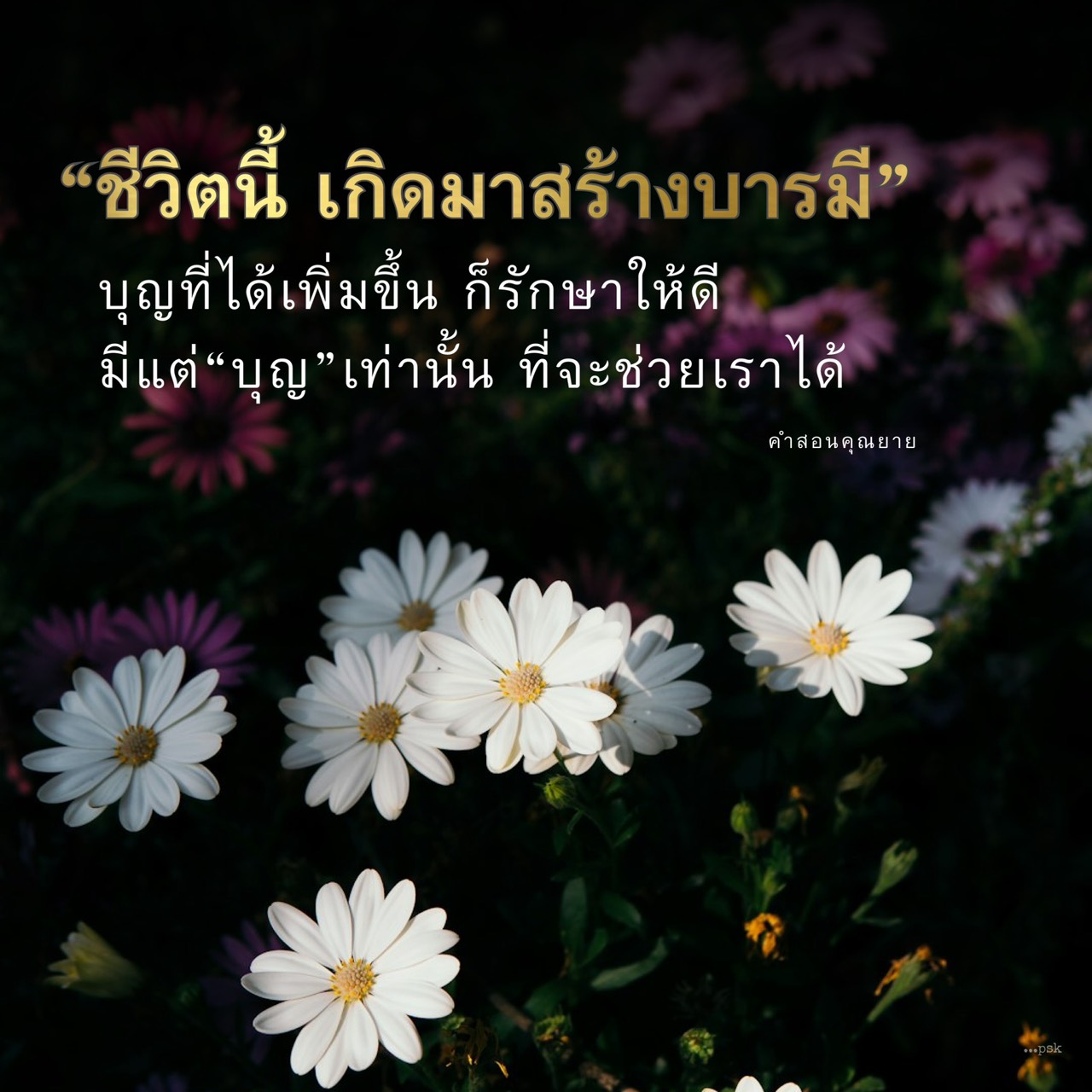 ชีวิตนี้ เกิดมาสร้างบารมี - คำสอนคุณยาย