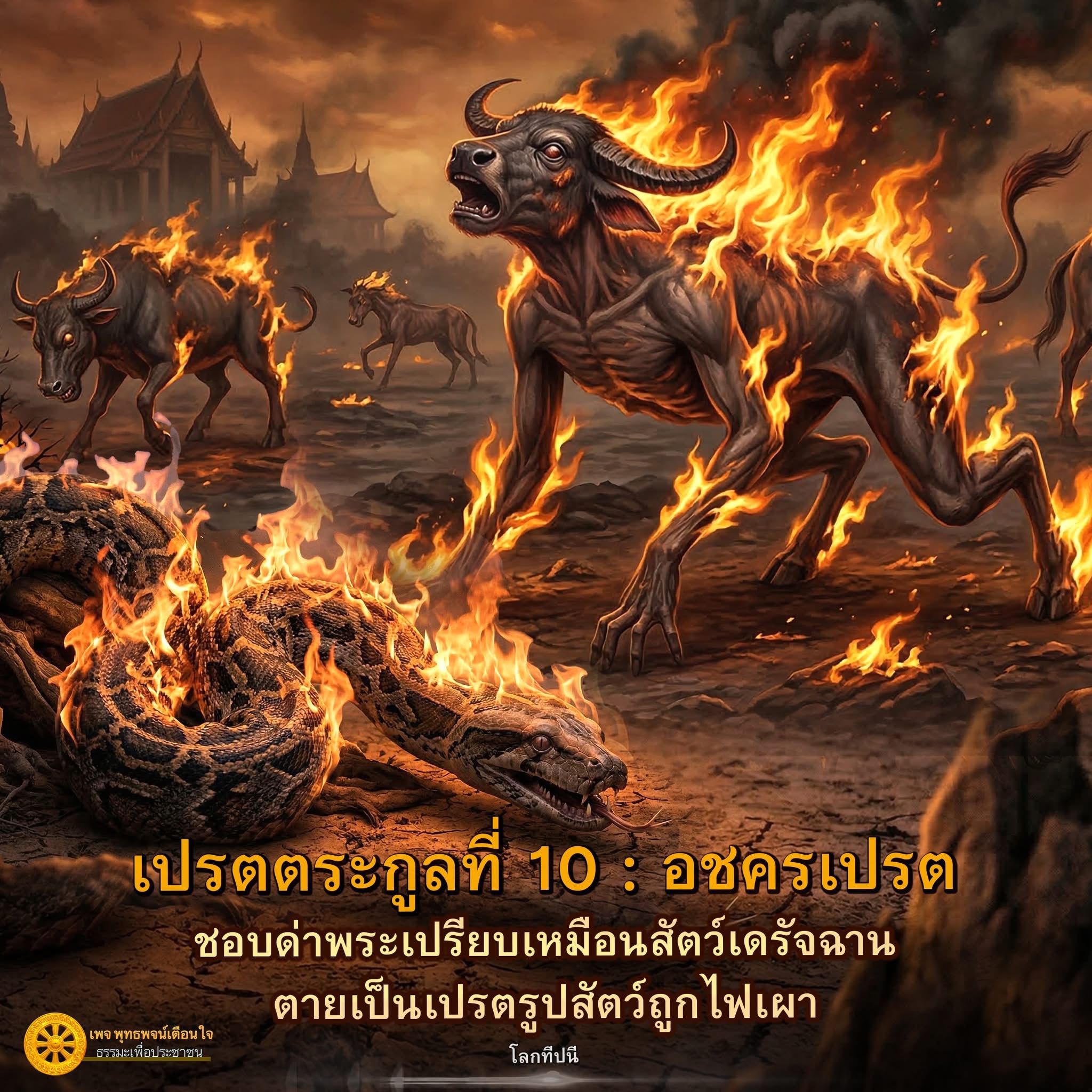เปรตตระกูลที่ 10: อชครเปรต - ธรรมะเพื่อประชาชน