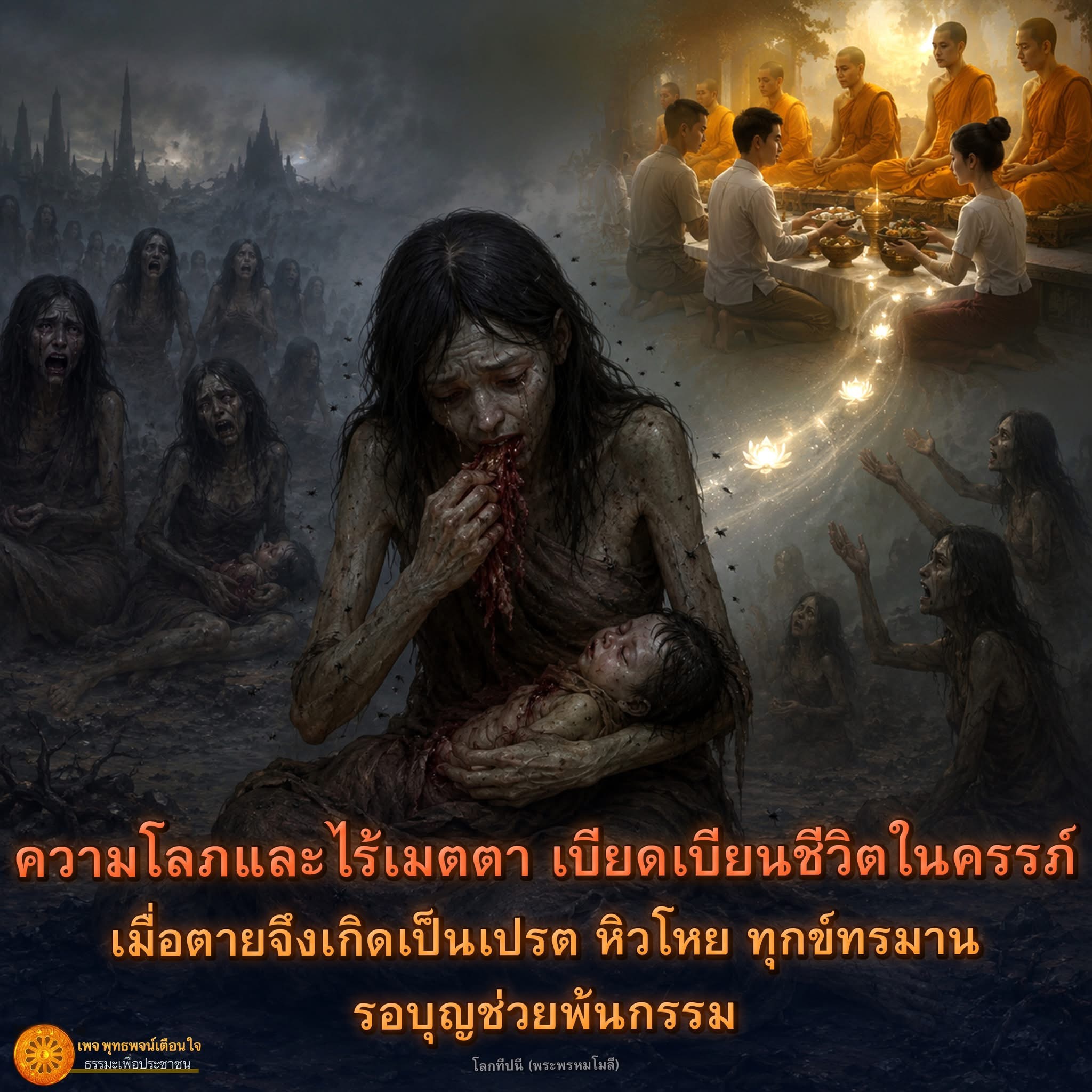 ความโลภและไร้เมตตา: ผลกรรมที่ส่งผลต่อชีวิตในครรภ์