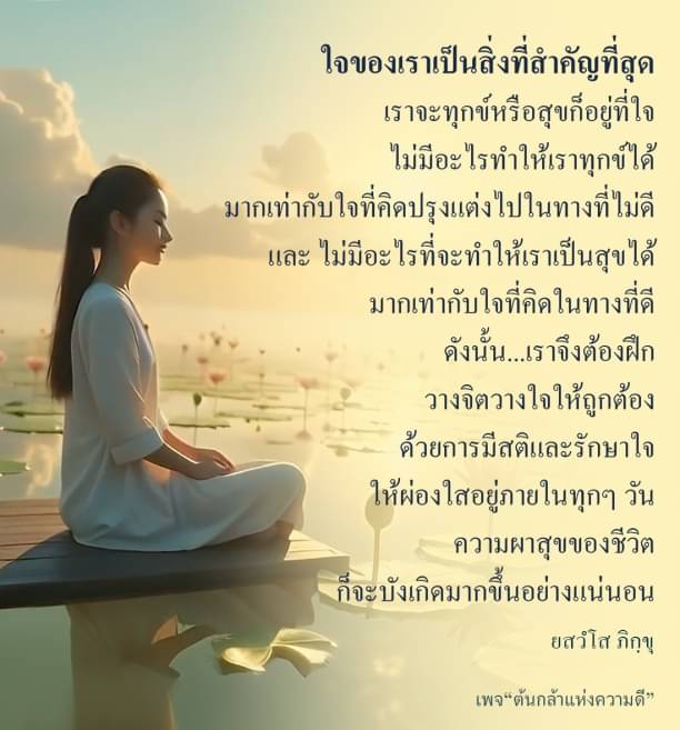 เรียนรู้วิธีการฝึกใจให้ถูกต้องเพื่อสร้างความสุขในชีวิต ผ่านการมีสติและรักษาใจให้ผ่องใสทุกวัน เพื่อเพิ่มพูนความผาสุขและความดีในตัวเอง.