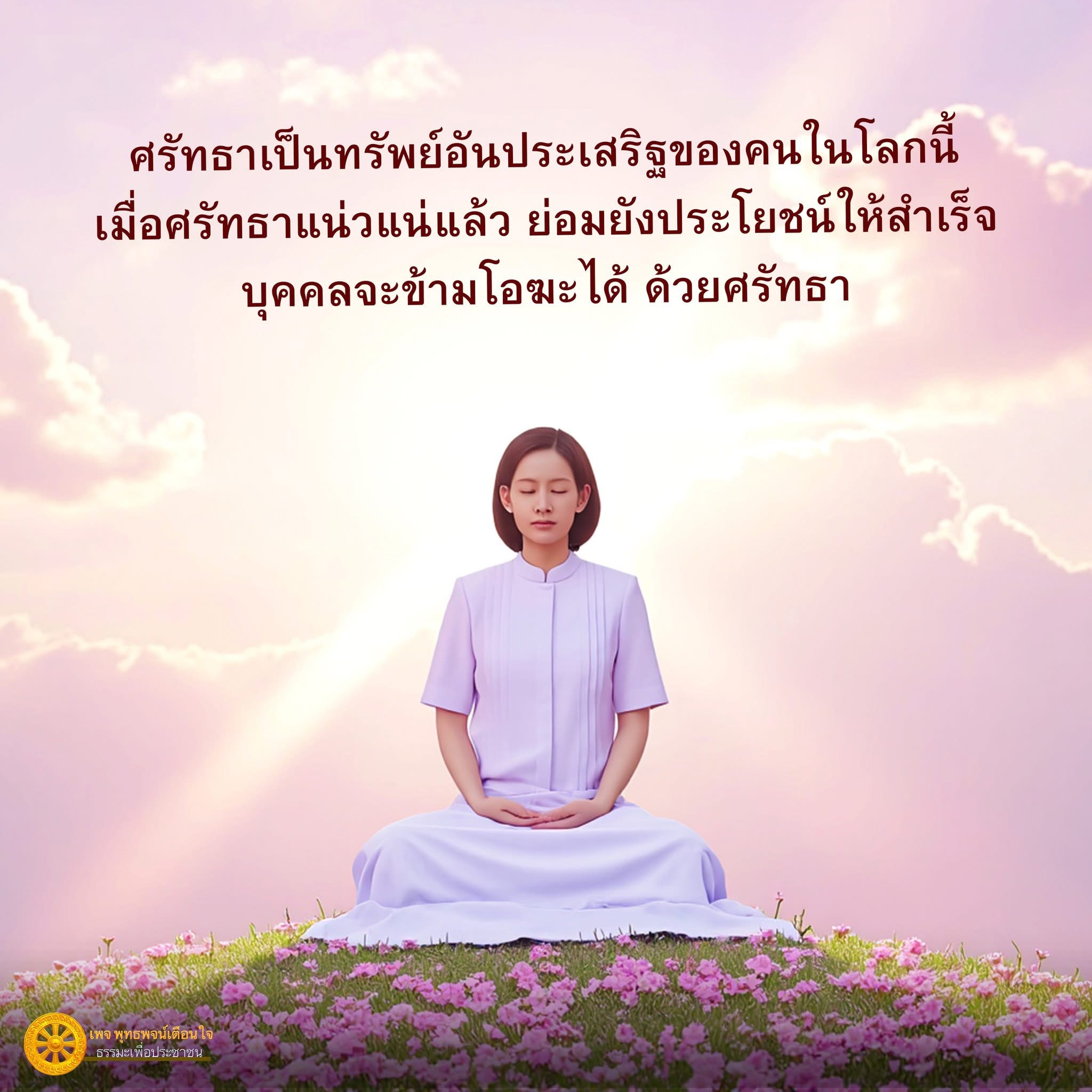 พระดำรัสแห่งองค์พระสัมมาสัมพุทธเจ้าที่ทรงตรัสสั่งสอนธรรม