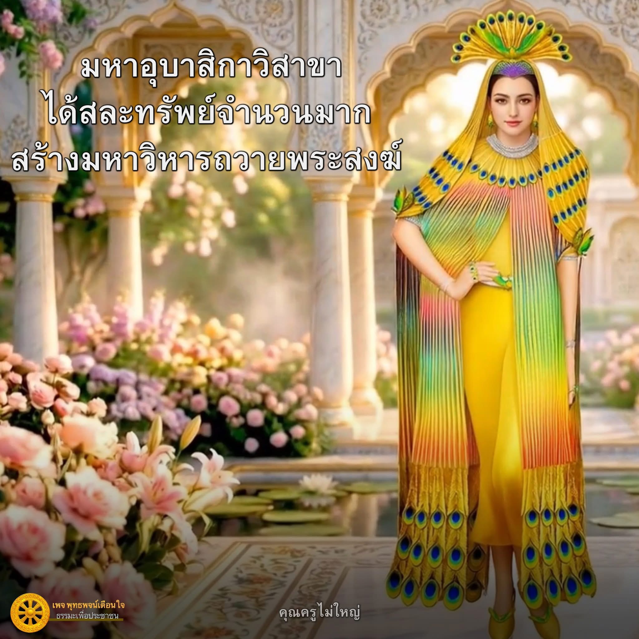 มหาอุบาสิกาวิสาขา: ผู้สร้างมหาวิหารถวายพระสงฆ์