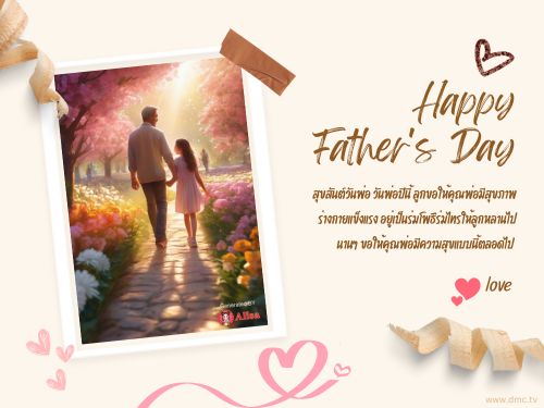 อีการ์ดวันพ่อ หรือวันพ่อแห่งชาติ ตรงกับวันที่ 5 ธันวาคม ของทุกปี เป็นวันคล้ายวันพระบรมราชสมภพของพระบาทสมเด็จพระบรมชนกาธิเบศร มหาภูมิพลอดุลยเดชมหาราช บรมนาถบพิตร