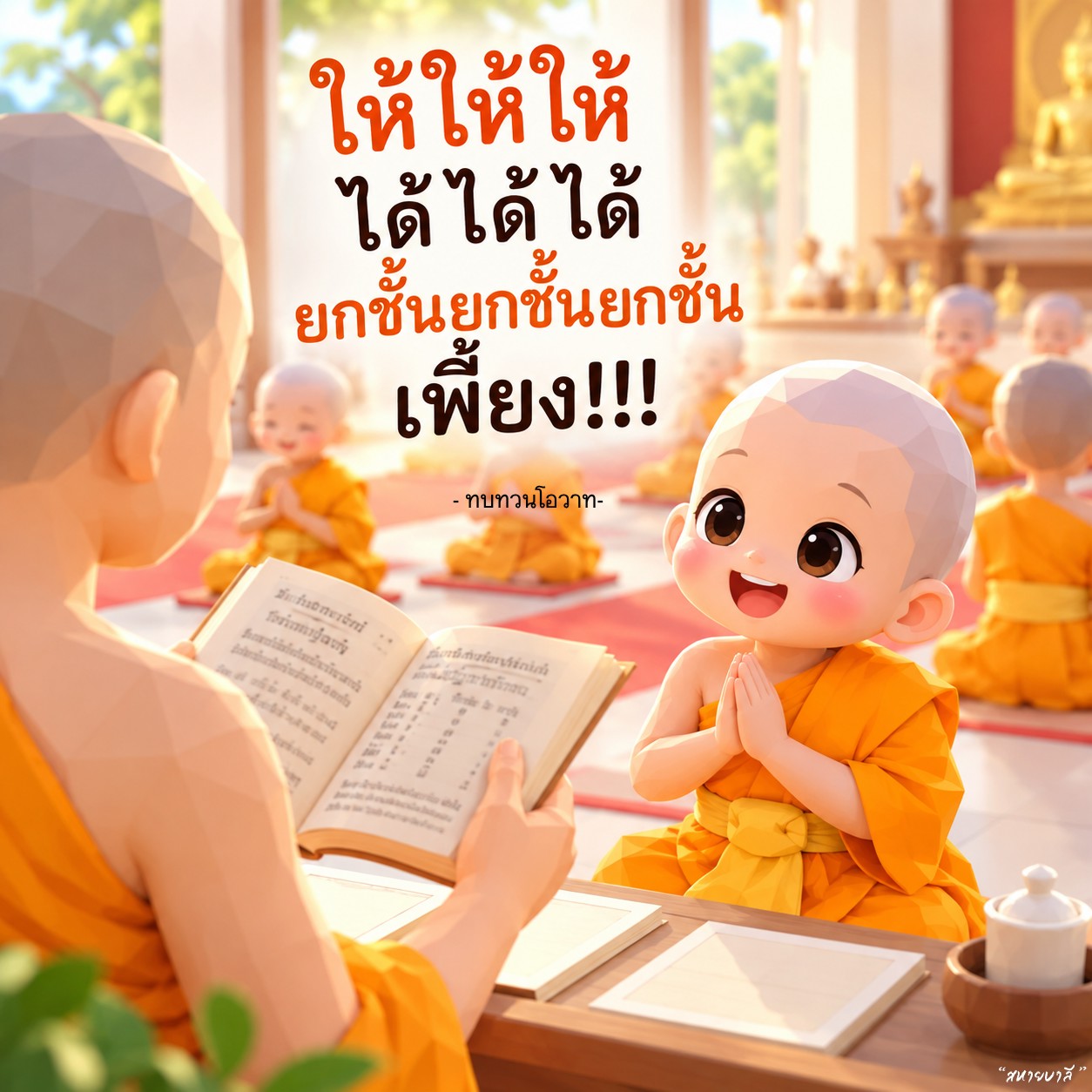 ทบทวนโอวาท: สหายบาลี - ความรู้และการพัฒนาตนเอง