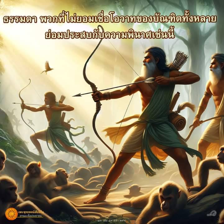 ไม่ยอมเชื่อบัณฑิต ย่อมประสบความพินาศ  - ธรรมะเพื่อประชาชน