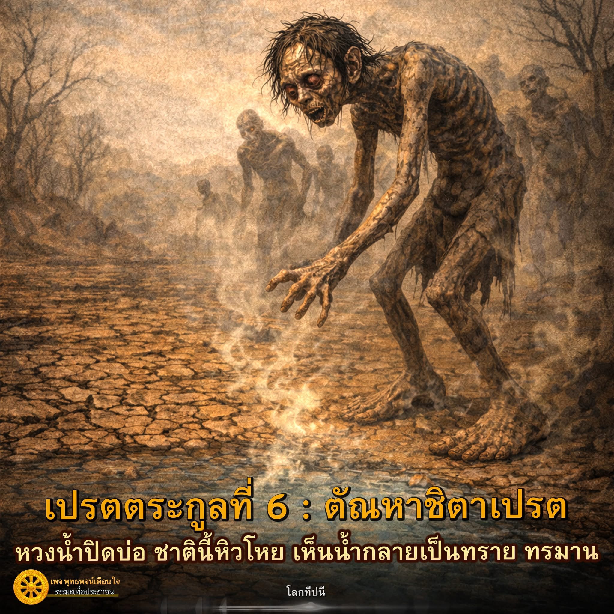 เปรตตระกูลที่ 6 : ตัณหาชิตาเปรต - ธรรมะเพื่อประชาชน