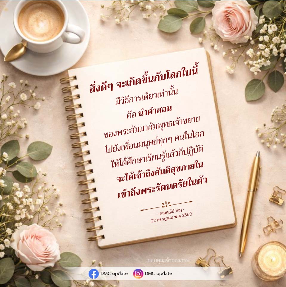 การนำคำสอนของพระสัมมาสัมพุทธเจ้าเพื่อสันติสุขในโลก