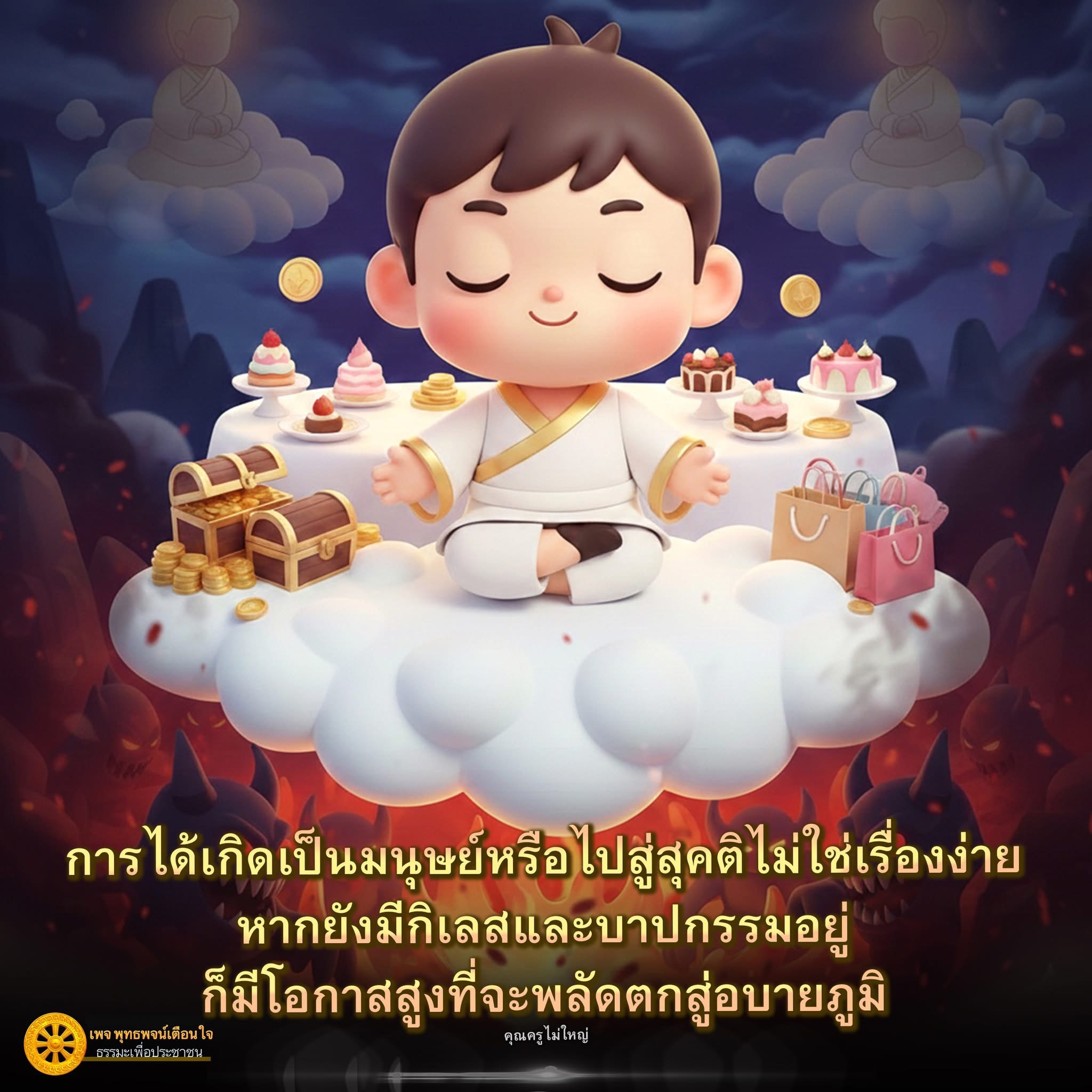 พุทธพจน์เตือนใจ: เส้นทางสู่สุคติและการหลีกเลี่ยงอบายภูมิ