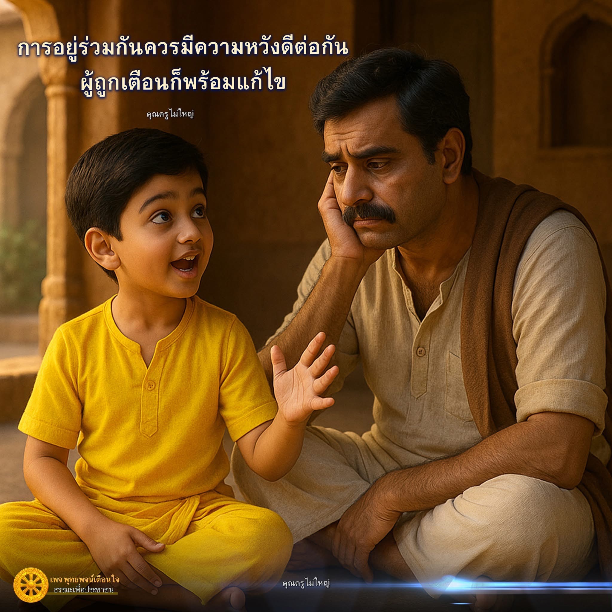 อีการ์ดคำสอนหลวงพ่อ (คุณครูไม่ใหญ่)เป็นโอวาทที่สั่งสอนชี้แนะและให้กำลังใจในการดำเนินชีวิตที่ถูกต้องดีงาม