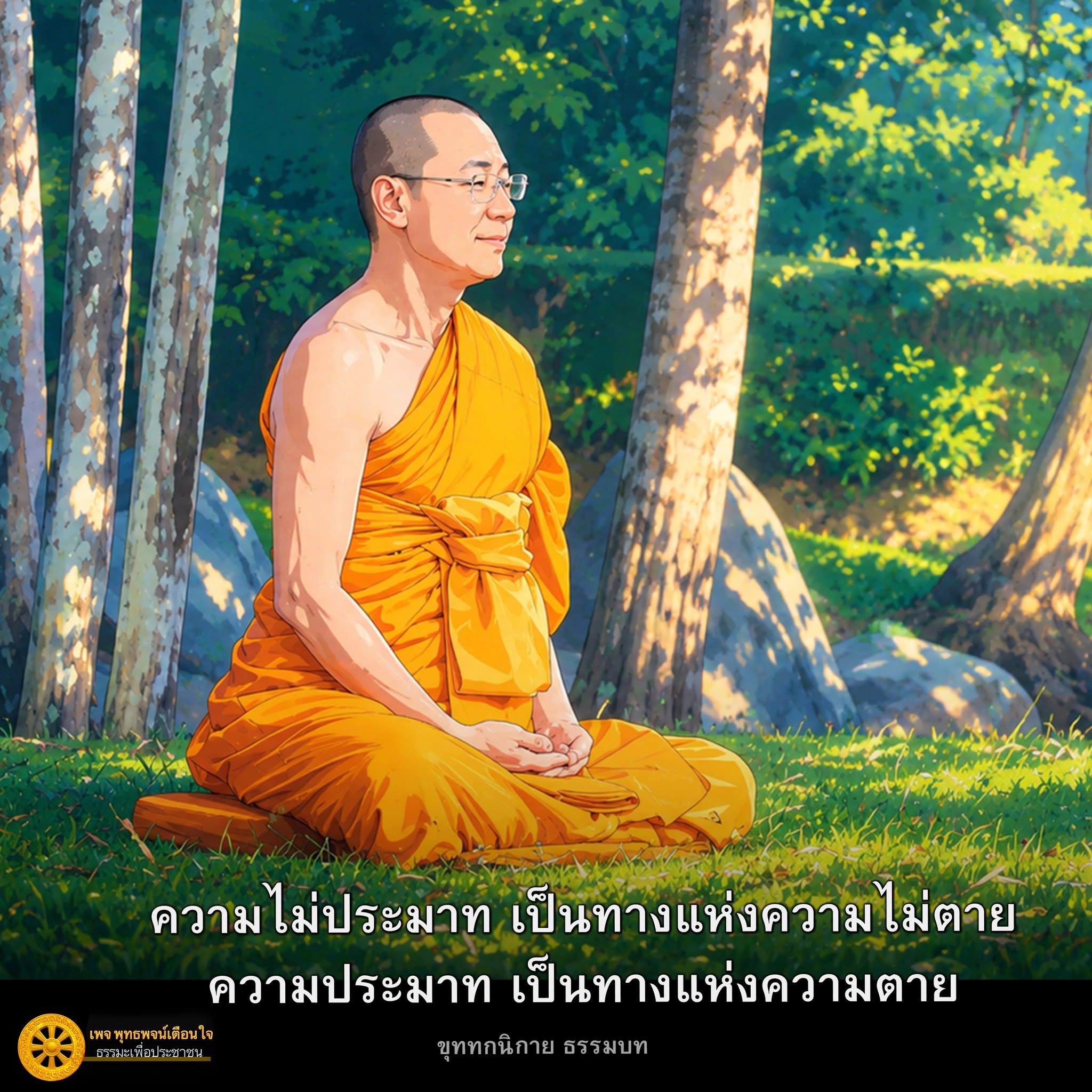 ความไม่ประมาท: ทางแห่งความไม่ตาย | พุทธพจน์เตือนใจ