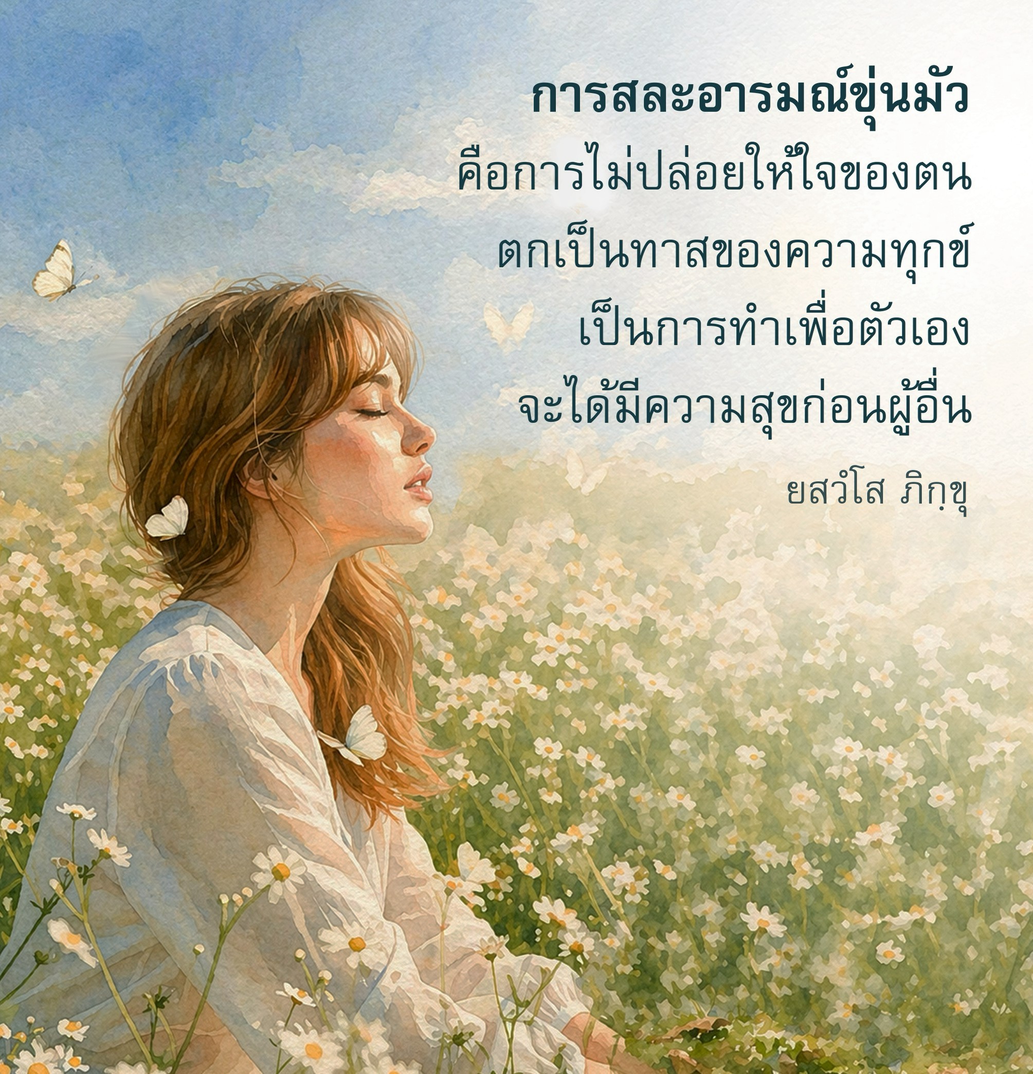 การสละอารมณ์ขุ่นมัว: เส้นทางสู่ความสุขที่แท้จริง