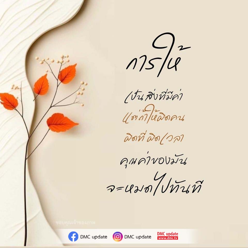 DMC Update: ขอบคุณเจ้าของภาพและการสร้างสิ่งมีค่า