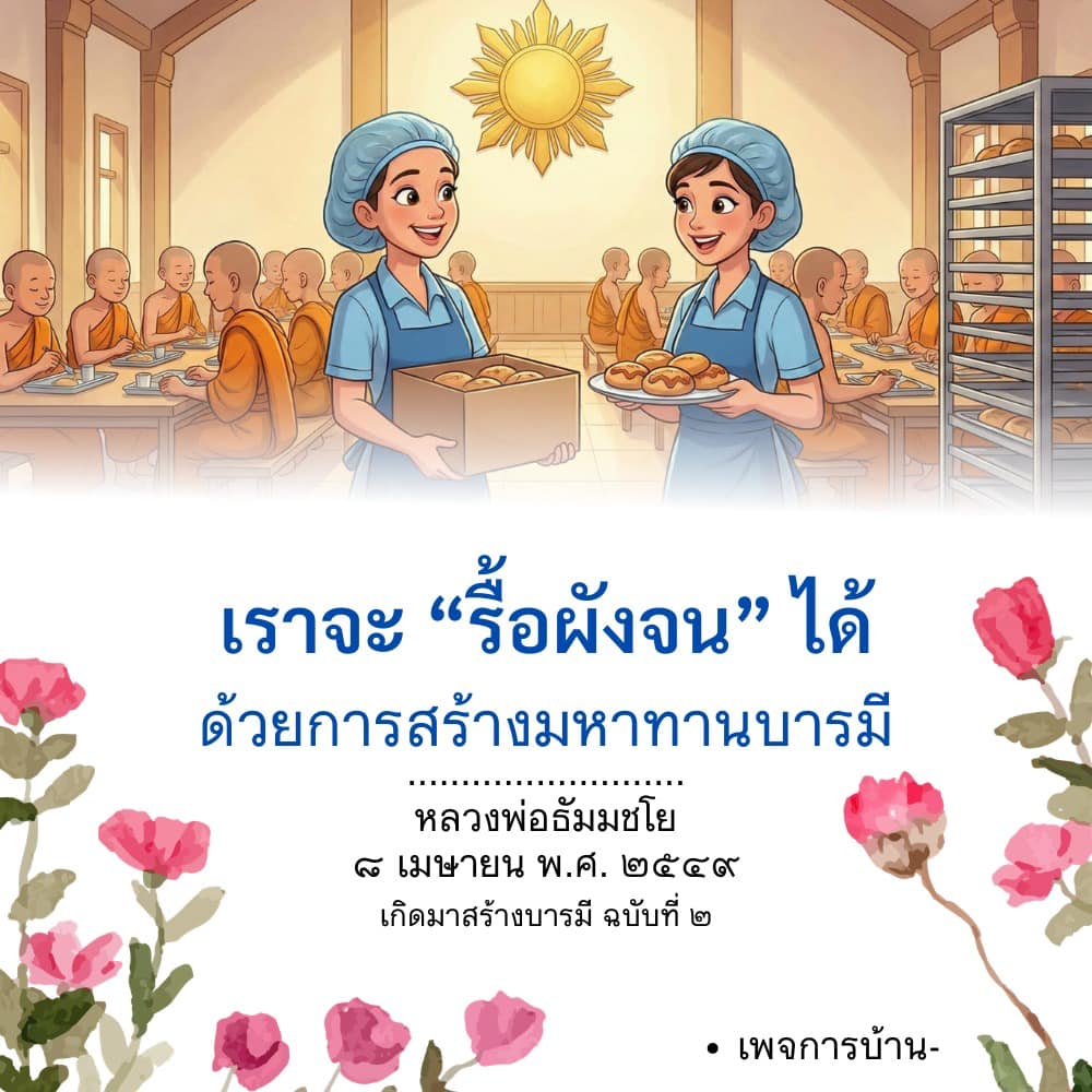 รื้อผังจนด้วยมหาทานบารมี | หลวงพ่อธัมมชโย