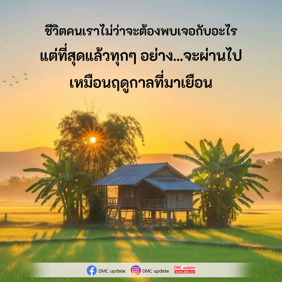 สำรวจการเดินทางของชีวิตคนเรา ที่ต้องพบเจอกับความเปลี่ยนแปลงและการเติบโตในทุกฤดูกาล พร้อมอัปเดตข่าวสารจาก DMC เพื่อสร้างแรงบันดาลใจให้กับคุณ