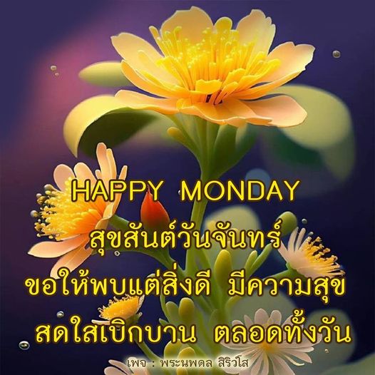 เริ่มต้นสัปดาห์ใหม่ด้วยความสุขและความสดใส พบกับคำอวยพรและแรงบันดาลใจจากพระนพดล สิริวโส เพื่อให้คุณมีวันที่ดีและเต็มไปด้วยพลังบวก