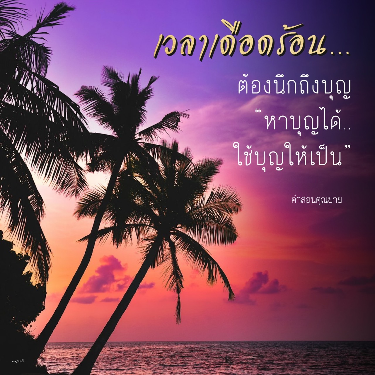 การ์ด No.8452:คำสอนคุณยาย