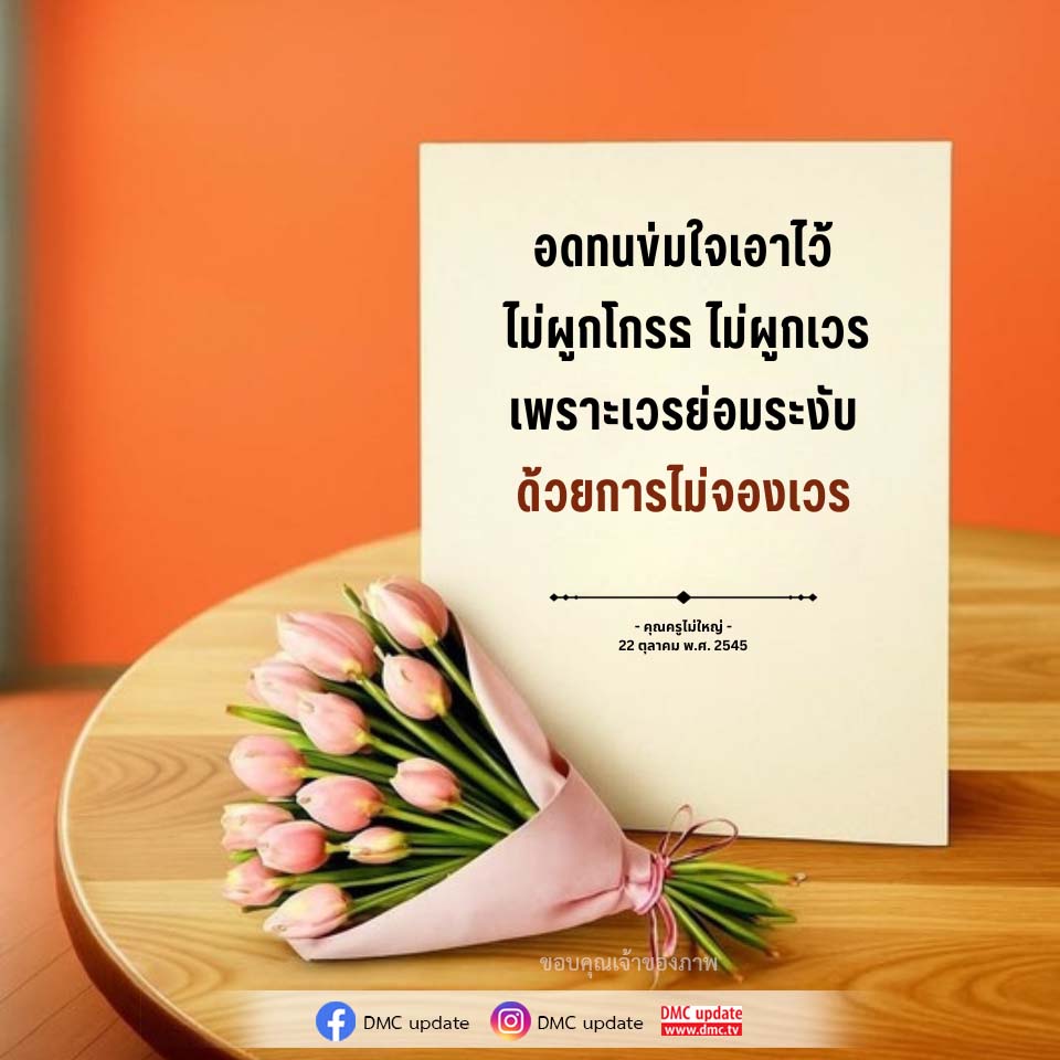 DMC Update: การไม่จองเวรเพื่อความสงบ