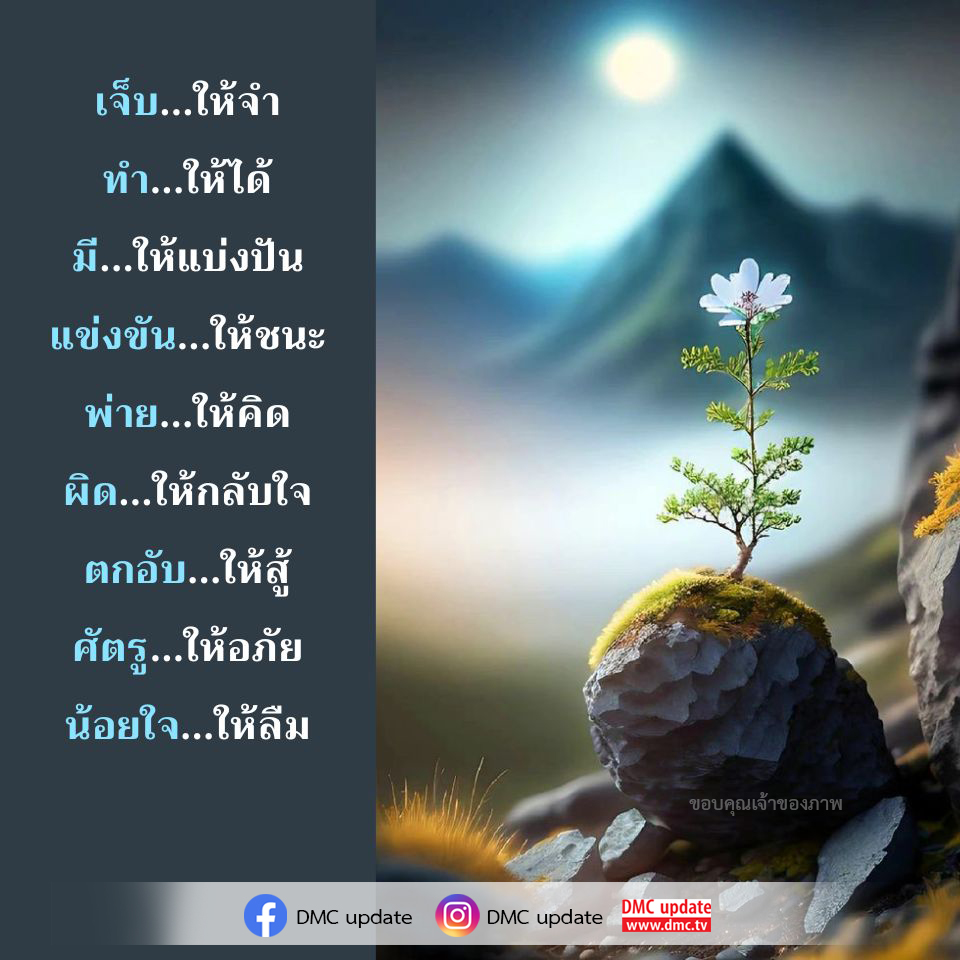 สำรวจแนวคิด 'เจ็บให้จำ' ที่นำไปสู่การเติบโตและความสำเร็จในชีวิต พร้อมเคล็ดลับในการแข่งขัน การให้อภัย และการแบ่งปันประสบการณ์ที่มีค่า พบกับการอัปเดตจาก DMC ที่จะช่วยให้คุณพัฒนาตนเองได้ดียิ่งขึ้น.