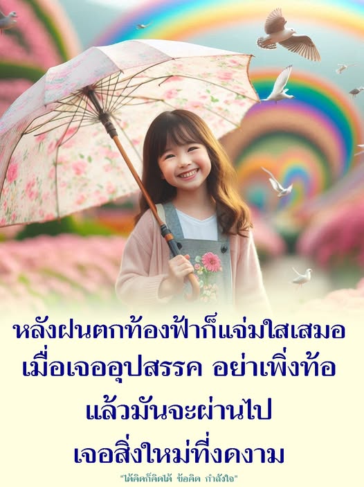 บทความนี้นำเสนอข้อคิดและแรงบันดาลใจในการเผชิญกับอุปสรรคในชีวิต โดยเปรียบเทียบกับความสดใสของท้องฟ้าหลังฝนตก เพื่อกระตุ้นให้ผู้อ่านมองโลกในแง่ดีและไม่ยอมแพ้