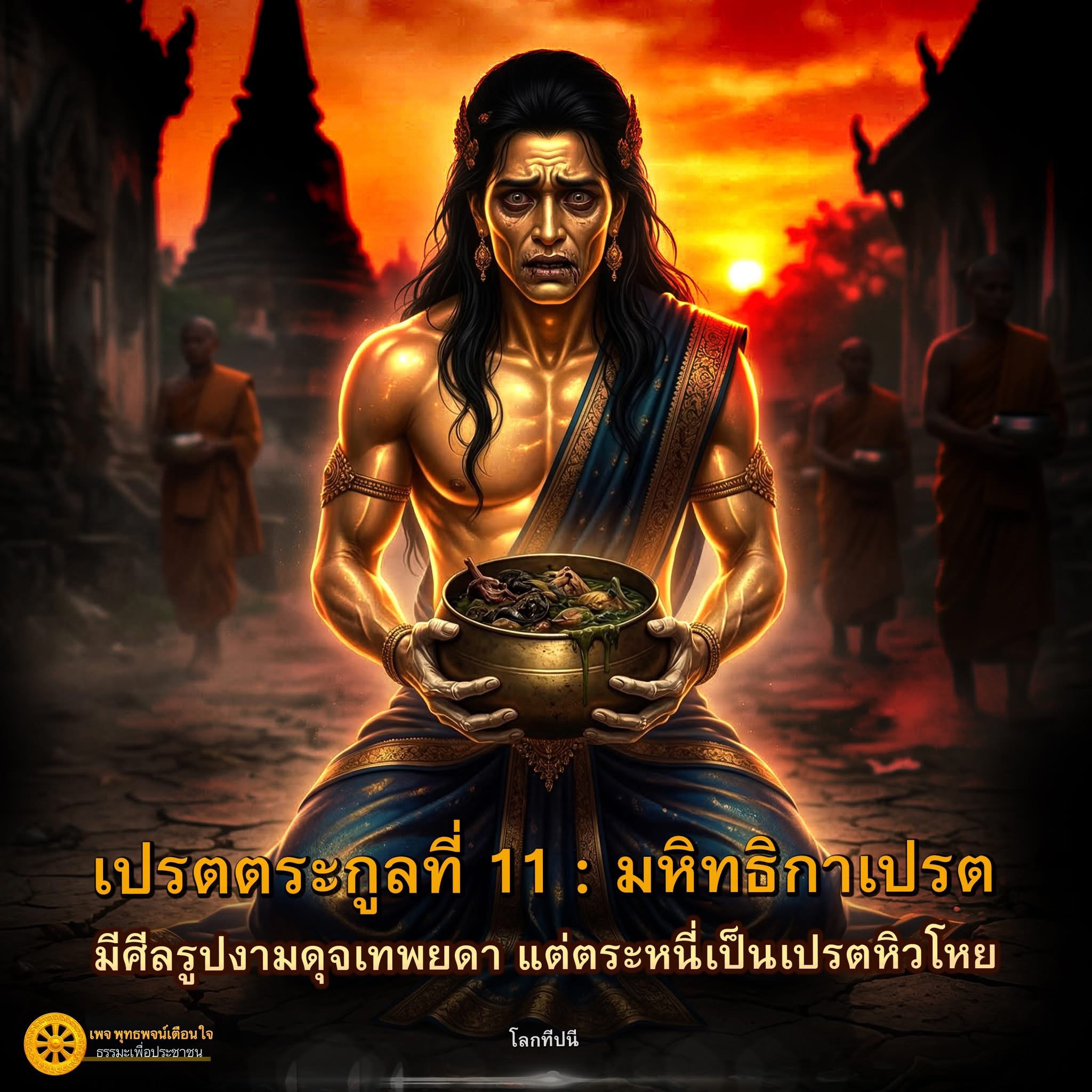 เปรตตระกูลที่ 11 : มหิทธิกาเปรต - ธรรมะเพื่อประชาชน