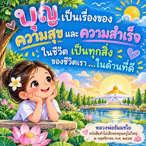 ค้นพบความสุขและความสำเร็จในชีวิตกับหลวงพ่อธัมมชโย