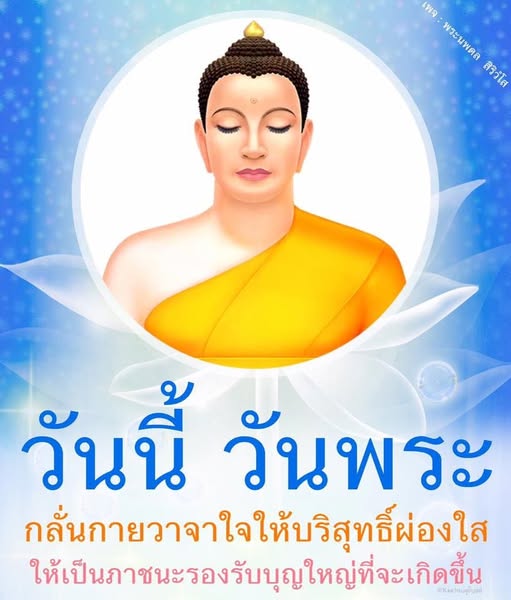 เข้าร่วมกับพระนพดล สิริวโส ในวันพระเพื่อกลั่นกายวาจาใจให้บริสุทธิ์ผ่องใส พร้อมเตรียมเป็นภาชนะรองรับบุญใหญ่ที่จะเกิดขึ้นในชีวิตคุณ