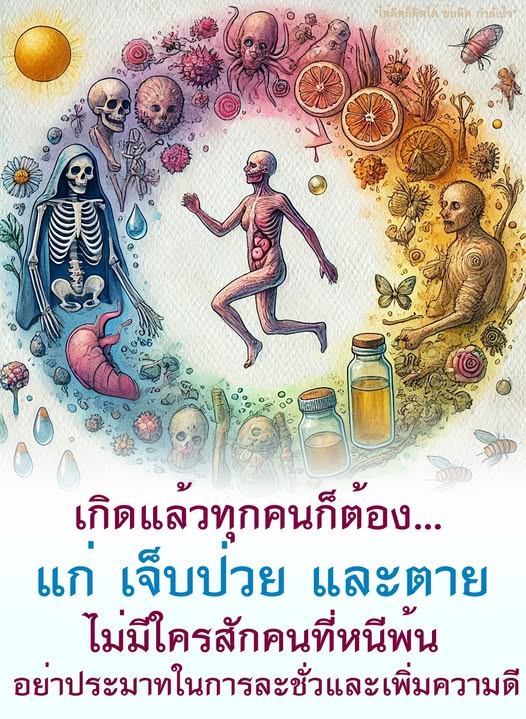 บทความนี้พูดถึงความจริงของชีวิตที่ทุกคนต้องเผชิญ ไม่ว่าจะเป็นความแก่ เจ็บป่วย หรือความตาย พร้อมเสนอแนวทางในการใช้ชีวิตอย่างมีคุณค่า โดยการเพิ่มความดีและลดการทำชั่ว เพื่อเตรียมตัวสำหรับอนาคตที่ไม่แน่นอน