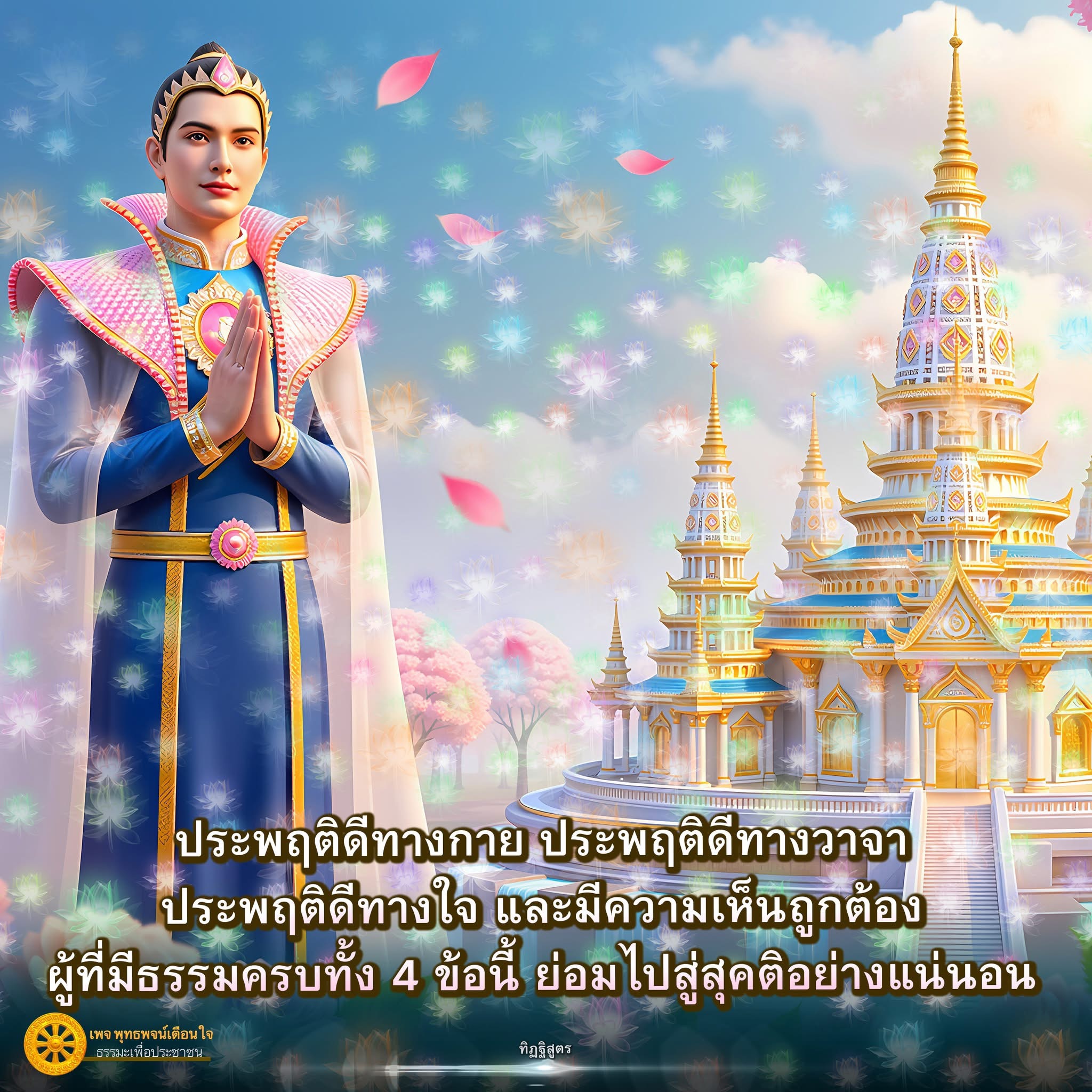 ธรรมะเพื่อประชาชน: ประพฤติดีทั้ง 4 ทางสู่สุคติ