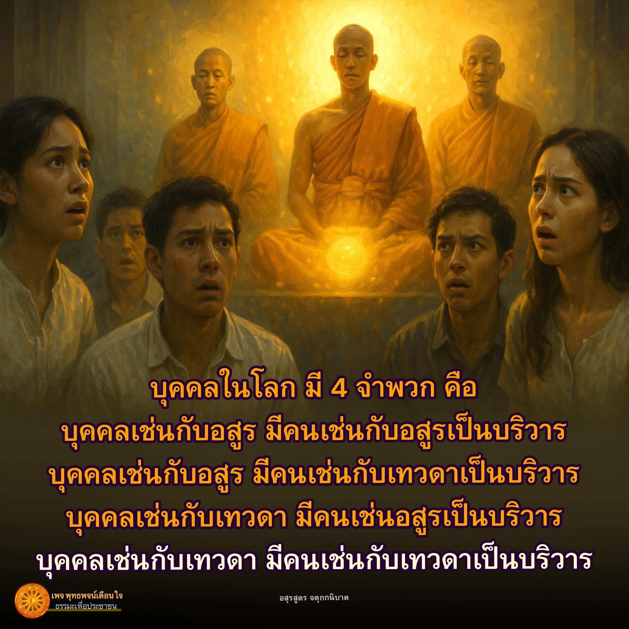 การจำแนกบุคคลในโลกตามพุทธพจน์