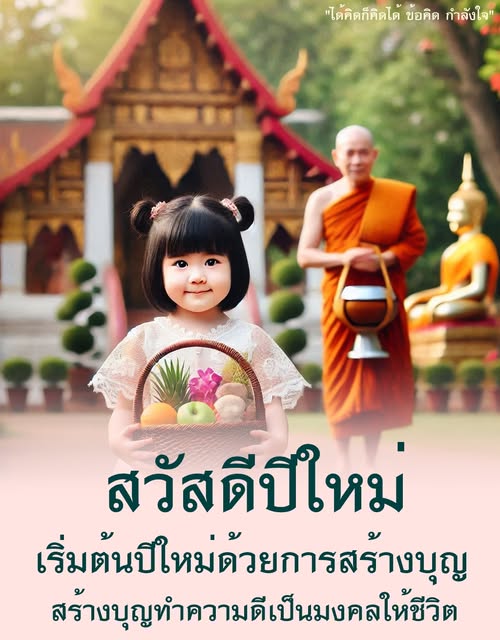 เริ่มต้นปีใหม่ 2024 ด้วยการสร้างบุญและทำความดี เพื่อเสริมสร้างกำลังใจและความมงคลให้กับชีวิตของคุณ พบกับแนวคิดและแรงบันดาลใจในการเริ่มต้นปีใหม่อย่างมีความหมาย
