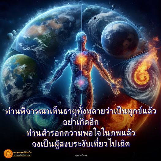 เรียนรู้เกี่ยวกับพุทธพจน์ที่สอนให้เราพิจารณาธาตุทั้งหลายว่าเป็นทุกข์ และการไม่เกิดอีก เพื่อความสงบระงับในชีวิต จากเพจ พุทธพจน์นใจ