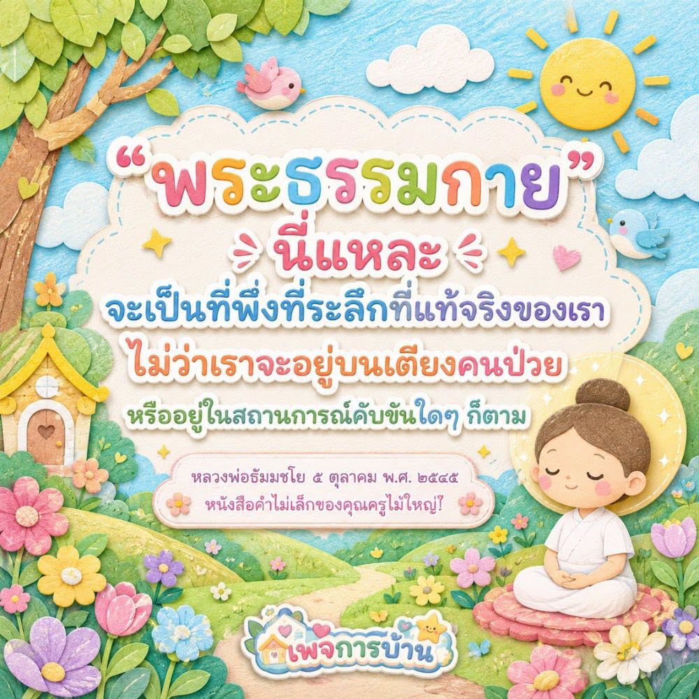 พระธรรมกาย: ที่พึ่งที่ระลึกในยามทุกข์