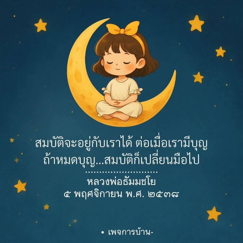 สมบัติและบุญ: ความเชื่อที่ส่งผลต่อชีวิต