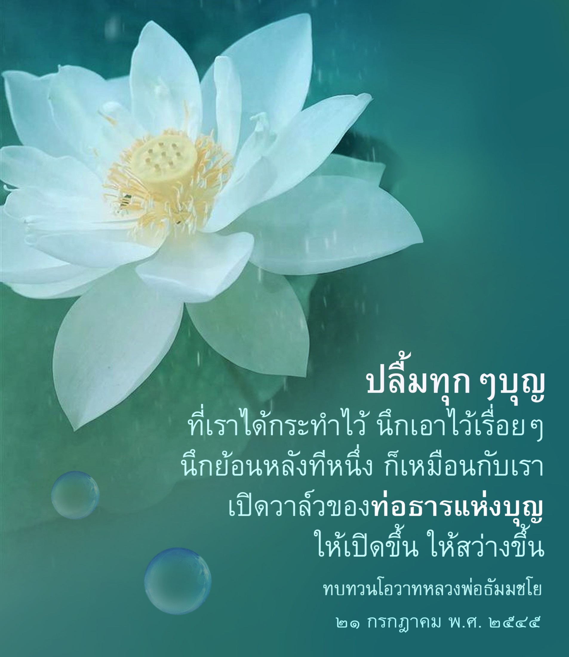 การ์ด No.8074:คำสอนหลวงพ่อธัมมชโย