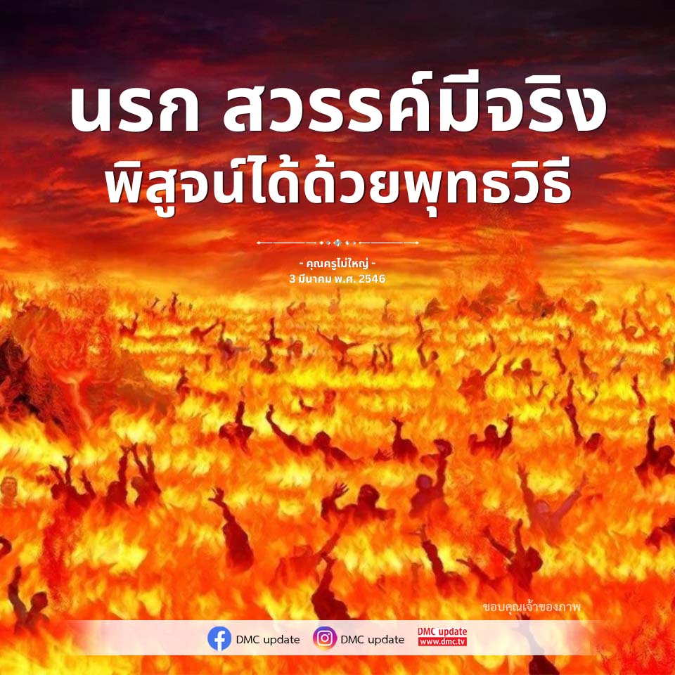 นรกและสวรรค์มีจริง: พิสูจน์ด้วยพุทธวิธี