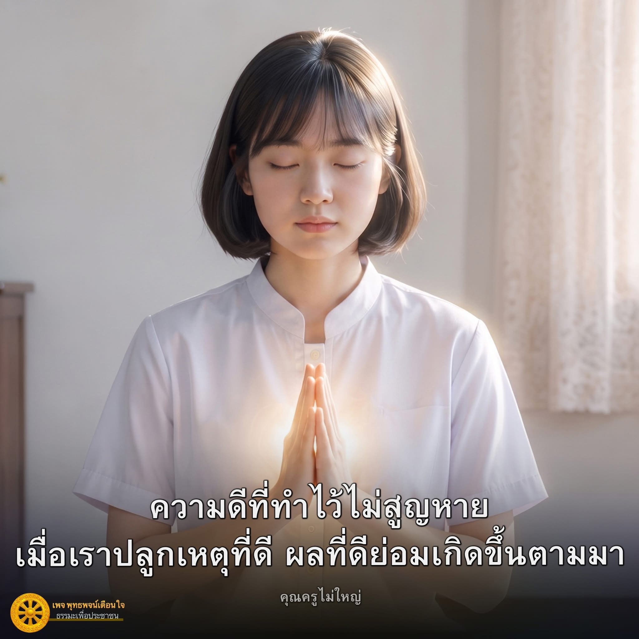 ความดีที่ทำไว้ไม่สูญหาย - ธรรมะเพื่อประชาชน