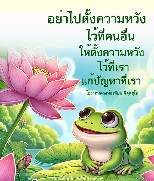 เรียนรู้จากคำสอนของหลวงพ่อเทียน จิตฺตสุโภ ที่เตือนให้เราอย่าตั้งความหวังไว้ที่คนอื่น แต่ควรตั้งความหวังไว้ที่ตัวเราเอง เพื่อการแก้ปัญหาและสร้างแรงบันดาลใจในการใช้ชีวิต