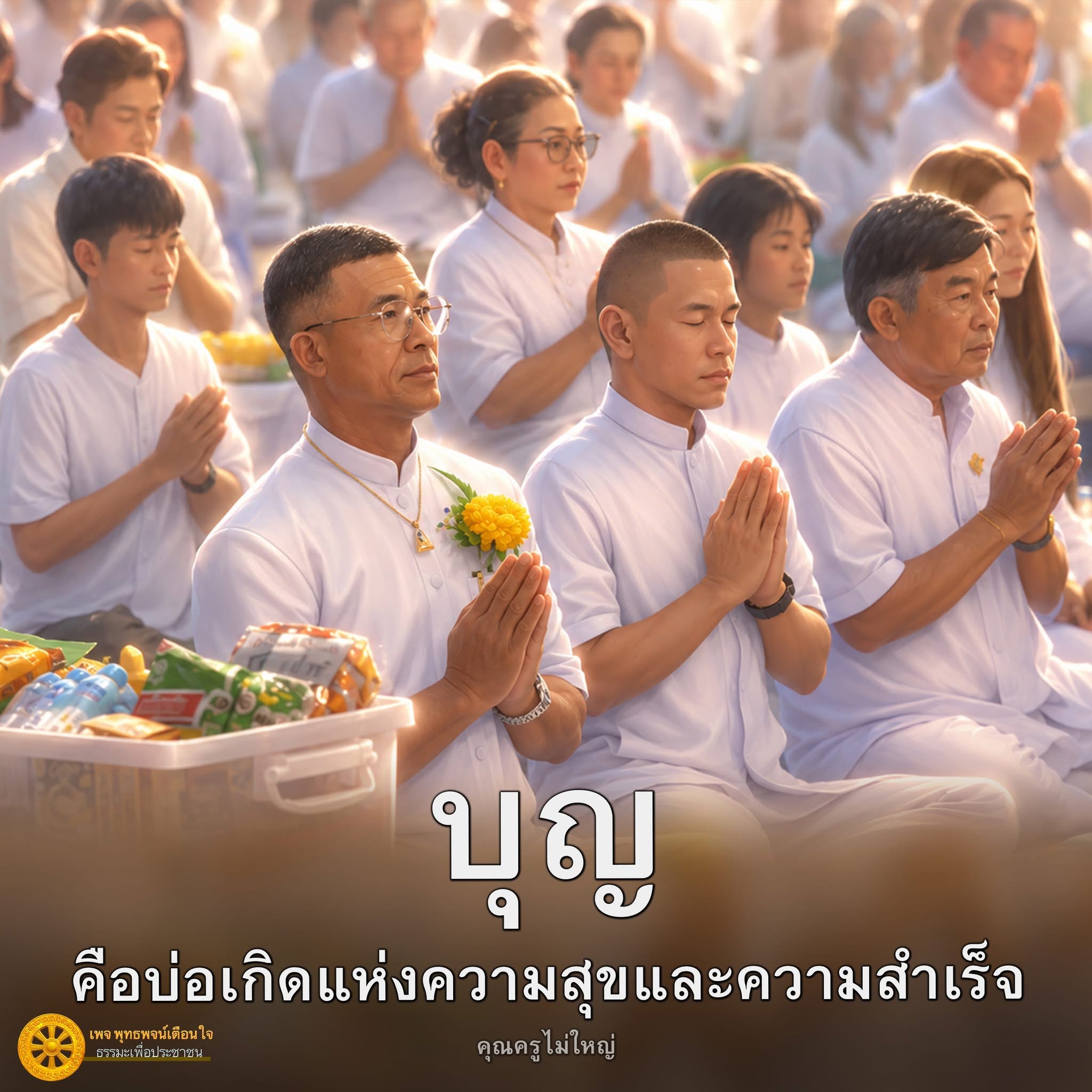 บุญ คือบ่อเกิดแห่งความสุขและความสำเร็จ - ธรรมะเพื่อประชาชน
