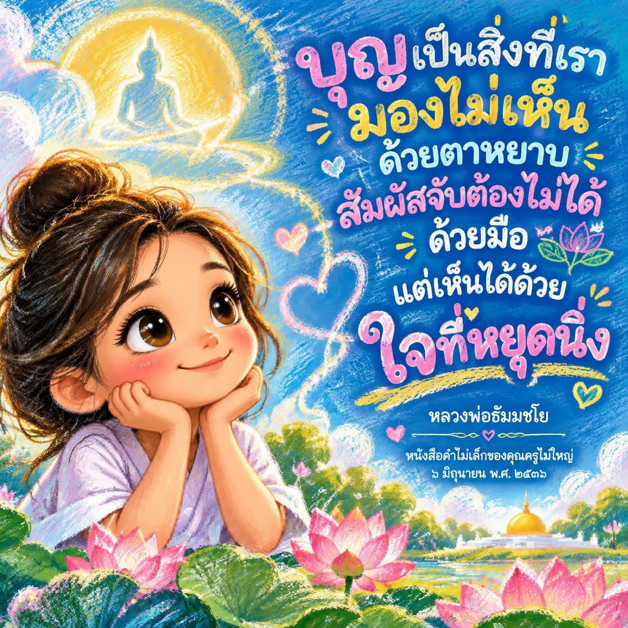 บุญและความหมายที่สัมผัสได้ด้วยใจ - หลวงพ่อธัมมชโย
