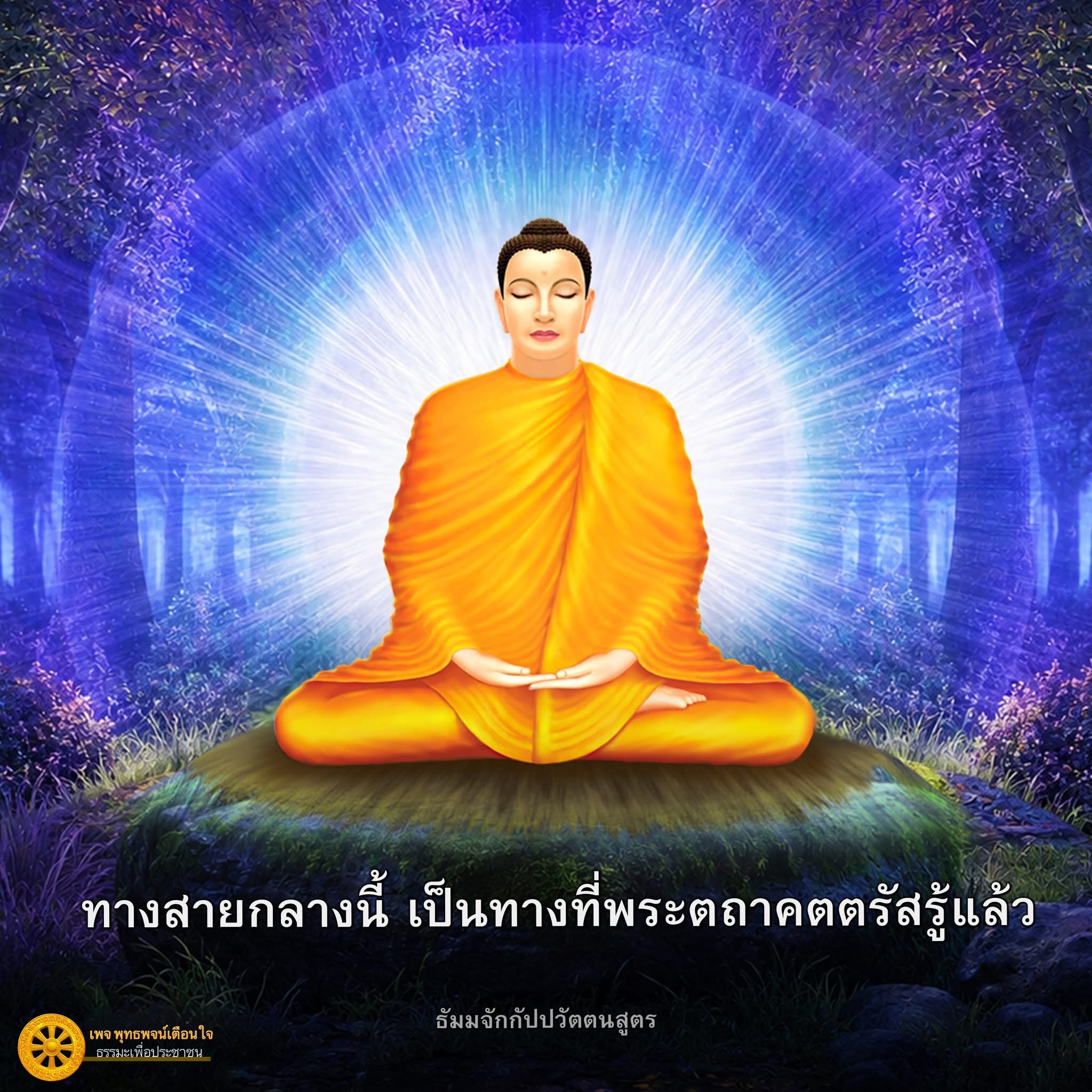 ทางสายกลาง: ธรรมะจากพระตถาคตเพื่อชีวิตที่สงบ