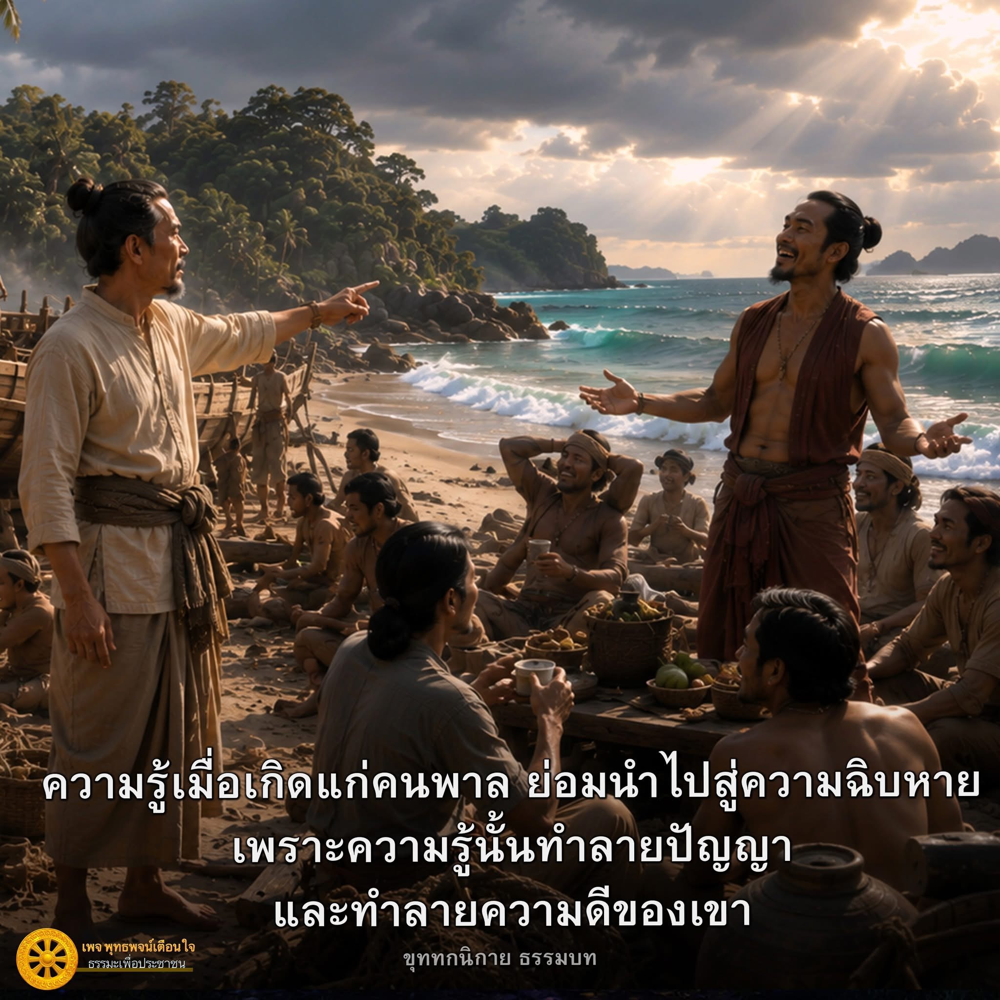 ความรู้เมื่อเกิดแก่คนพาล: เตือนใจจากพุทธพจน์